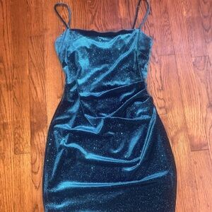 Sparkly dark blue dress